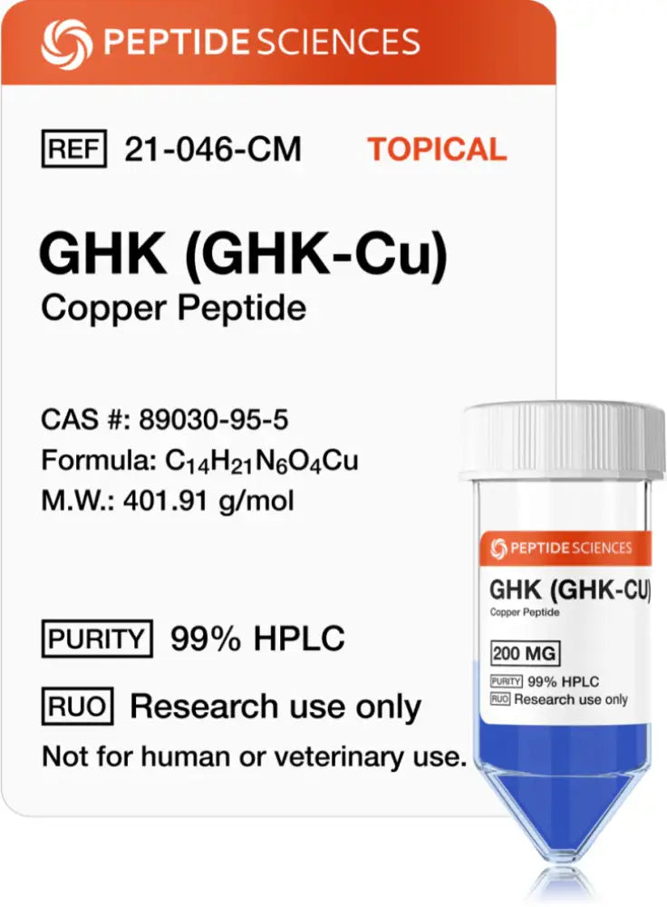 GHK-Cu (Copper Peptide) (Topical) - Peptide Sciences