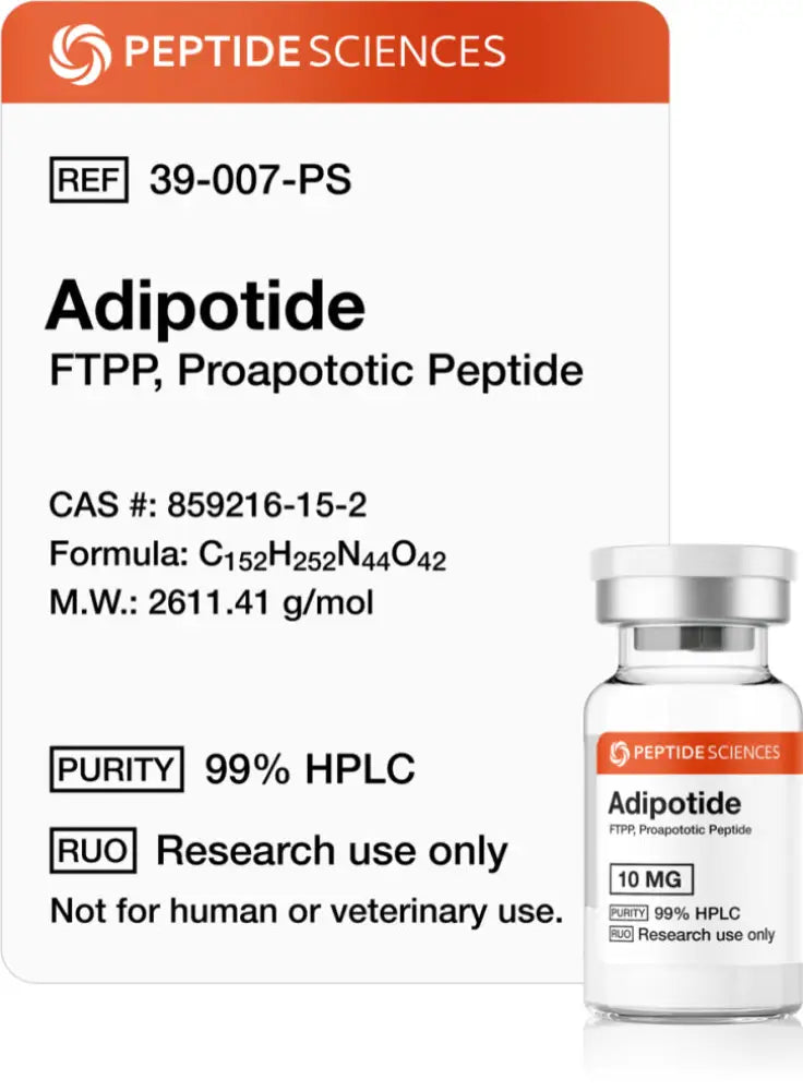 Adipotídeo (FTPP) 10mg - Peptide Sciences - Peptídeo