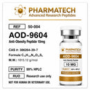 AOD-9604 10mg (Liofilizada) + Água Bacteriostática - PharmaTech