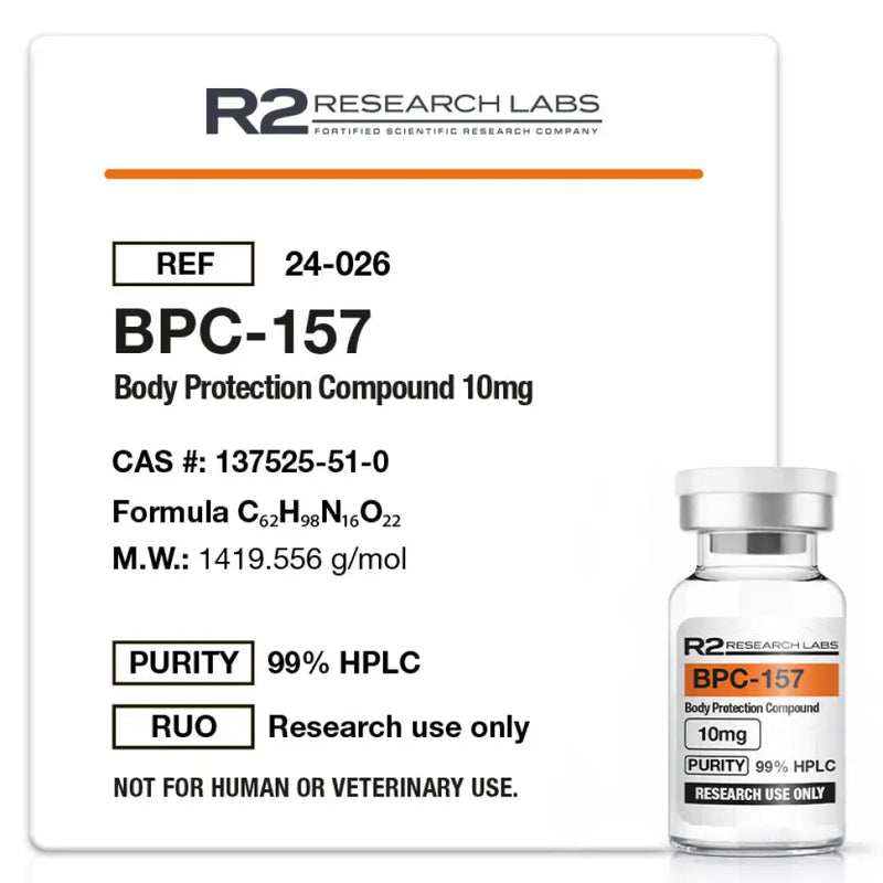 BPC-157 10mg - R2 Research Labs - Peptídeo