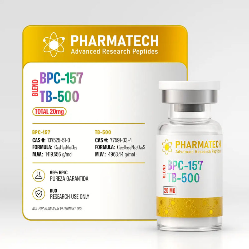 BPC-157 + TB-500 Blend 20mg + Água Bacteriostática - PharmaTech