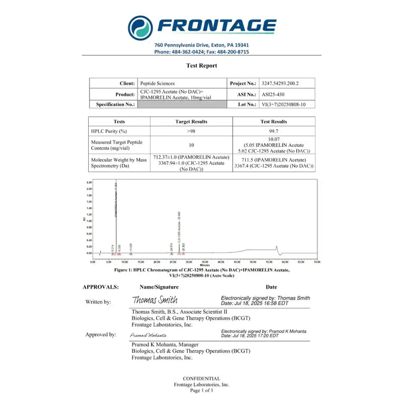 ipamorelin efeitos colaterais Ipamorelin 5mg | Secretagogo Seletivo de GH main image 1