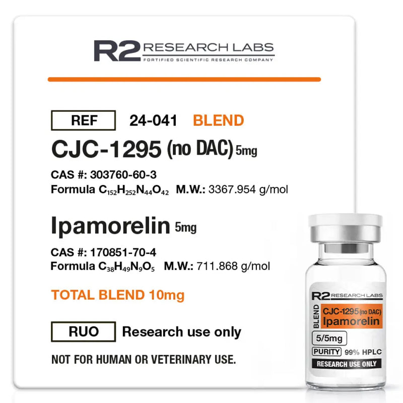 CJC 1295 Ipamorelin 10mg Blend R2 Research