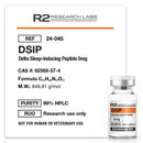DSIP 5mg (Liofilizada) + Água Bacteriostática- R2 Research Labs - Peptídeo