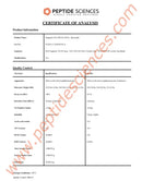 Fragment CJC-1295 (No DAC) Ipamorelin 12mg (Blend) - Peptide Sciences - Peptídeo