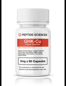 GHK-Cu (2mg x 60 Cápsulas) (Tripeptídeo de Cobre) - Peptide Sciences - Peptídeo
