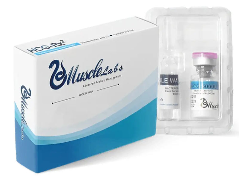HCG RX² 5.000UI + Água para diluição 2mL MuscleLabs