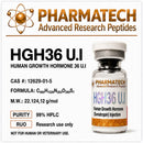 HGH 36UI (Somatropin) + Água Bacteriostática - PharmaTech - Peptídeo