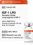 IGF-1 LR3 (Receptor Grade) 1mg - Peptide Sciences - Peptídeo