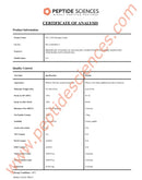 IGF-1 LR3 (Receptor Grade) 1mg - Peptide Sciences - Peptídeo