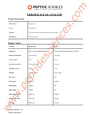 Kisspeptina-10 5mg - Peptide Sciences - Peptídeo