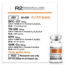 KLOW 80mg Blend (Liofilizada) com Água Bacteriostática - R2 Research Labs - Peptídeos