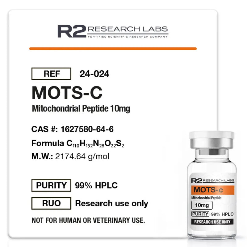 MOTS-c 10mg - R2 Research Labs - Peptídeo