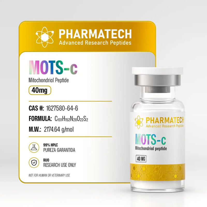 MOTS-c 40mg + Água Bacteriostática - PharmaTech - Peptídeo