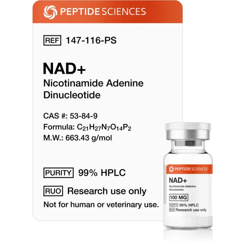 NAD+ 100 mg - Peptide Sciences - Peptídeo