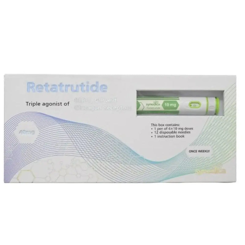 Retatrutide 40mg - Caneta Injetável GLP-1 GIP e Glucagon - Synedica - Peptideo