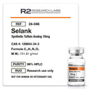 Selank 10mg (Liofilizada) com Água Bacteriostática - R2 Research Labs - Peptídeos