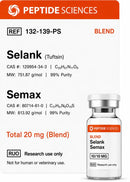 Selank Semax 20mg Blend - Peptide Sciences - Peptídeo