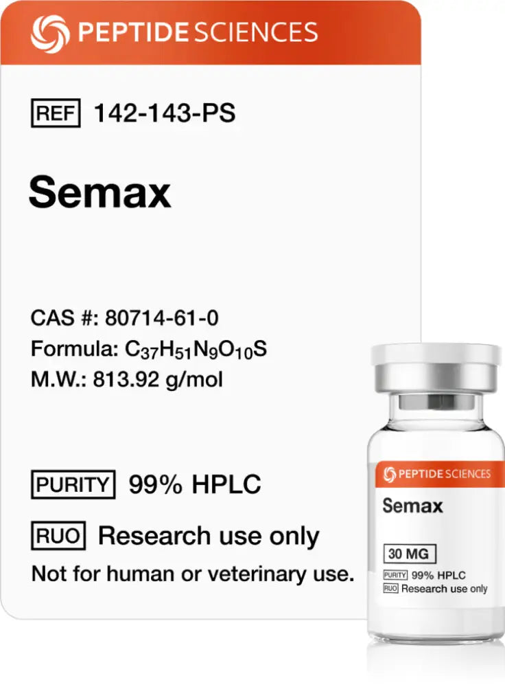 Semax 30 mg - Peptide Sciences - Peptideo