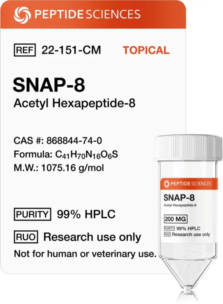 SNAP-8 200mg (Tópico) - Peptide Sciences - Peptídeo