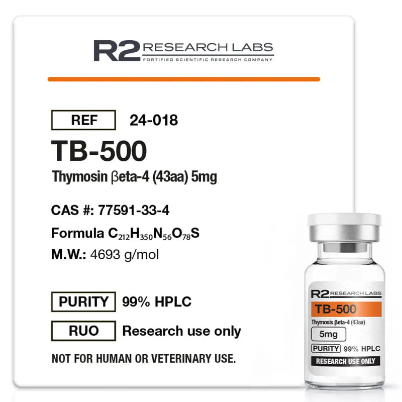 TB-500 5mg - R2 Research Labs - Peptídeo