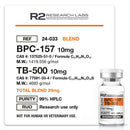 TB-500 + BPC-157 Blend 20mg (Wolverine Stack) - R2 Research Labs - Peptídeo