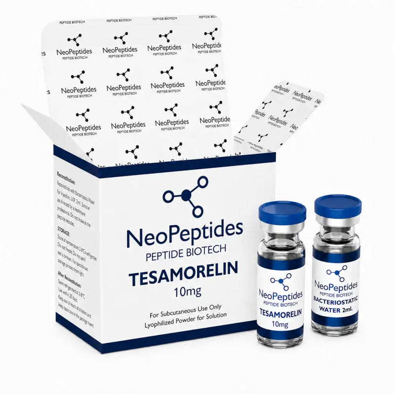 Tesamorelin 10mg com Água Bacteriostática - NeoPeptides - Peptídeo