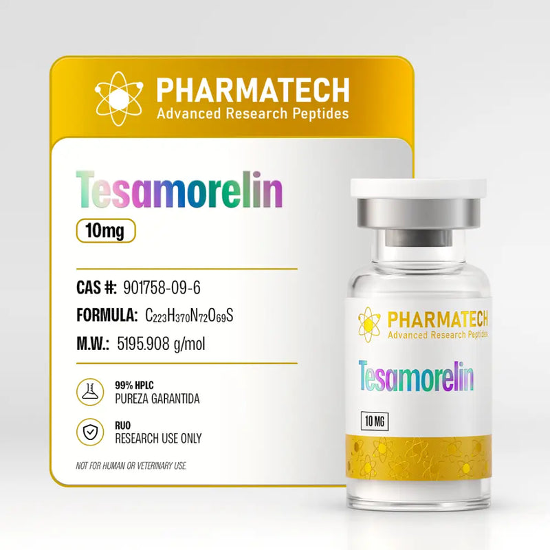 Tesamorelin 10mg (Liofilizada) + Água Bacteriostática - PharmaTech