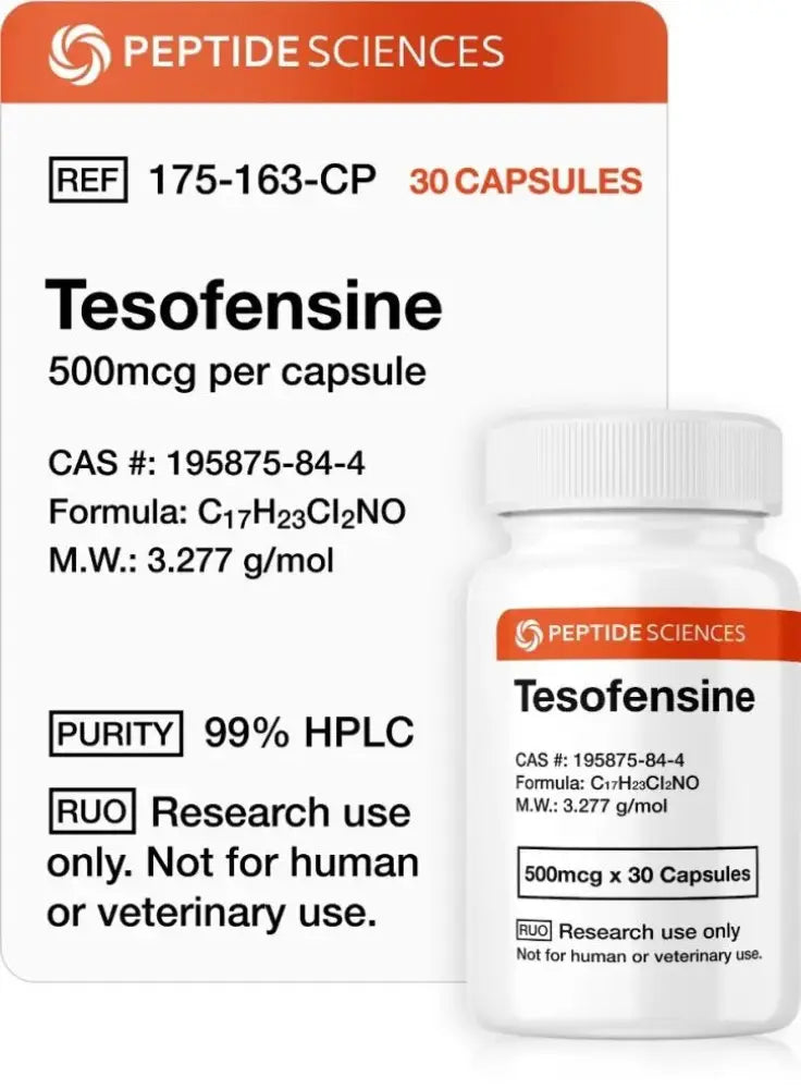 Tesofensine 500mcg (30 Capsules) - Peptide Sciences - Peptídeo