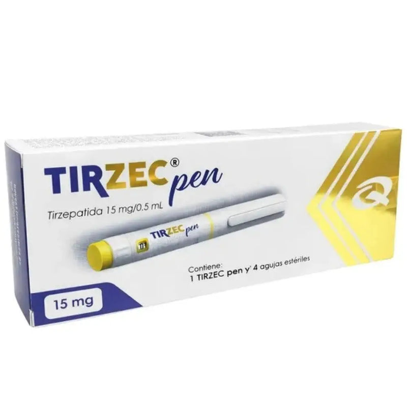 Tirzepatida Tirzec 15mg Caneta - 4 Agulhas 0.5mL - Quinfa - Peptídeo