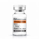 Tirzepatide 15mg (Liofilizada) com Água Bacteriostática - R2 Research Labs - Peptídeos