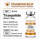 Tirzepatide 25mg (Liofilizada) + Água Bacteriostática - PharmaTech